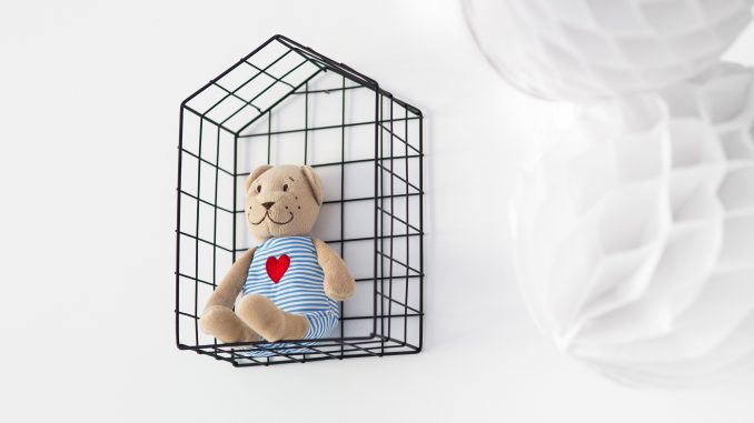 kaboompics.com_Little Teddy Bear with Red Heart