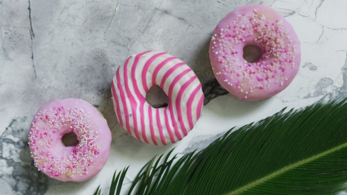 kaboompics_Colorful donuts